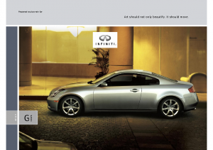 2006 Infiniti G Coupe